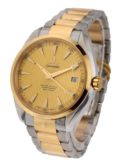 omega seamaster two tone yellow gold|Omega Seamaster price list.